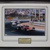 Mario Andretti signed 1971 South Africa Victory Photo Ferrari
