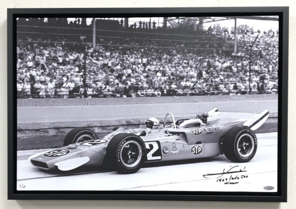 Mario Andretti signed Indy 500 1969 memorabilia
