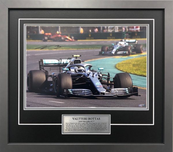 Valtteri Bottas 2019 Mercedes F1 victory memorabilia collectible signed