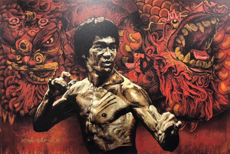 Bruce Lee by Stephen Holland - Autographed Collectables