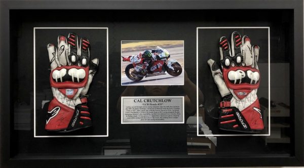cal ccrutchlow signed alpinestars gloves worn motogp memorabilia collectibles