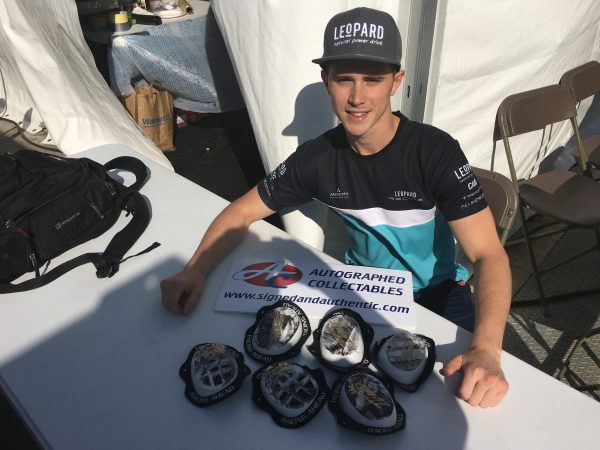 danny kent signed knee sliders authenticity