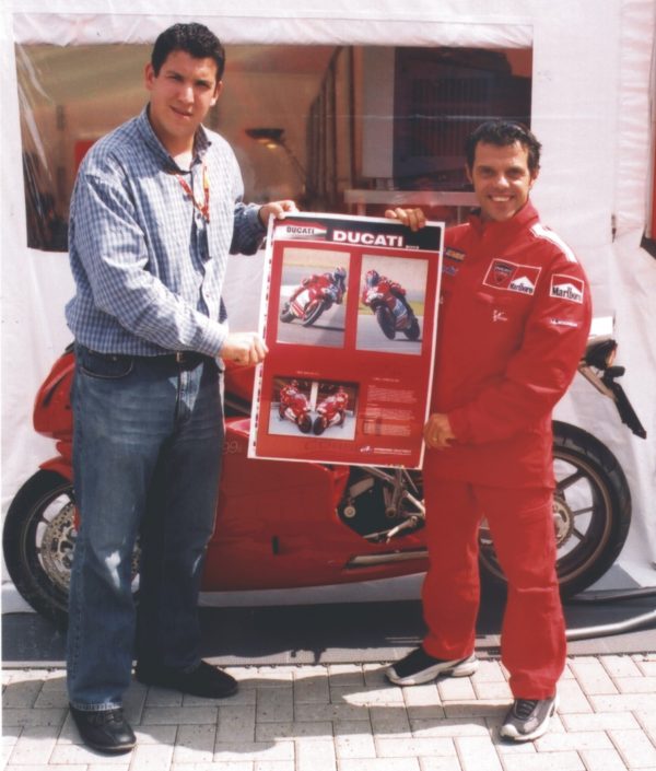 troy bayliss and loris capirossi motogp signed ducati collectibles authenticity