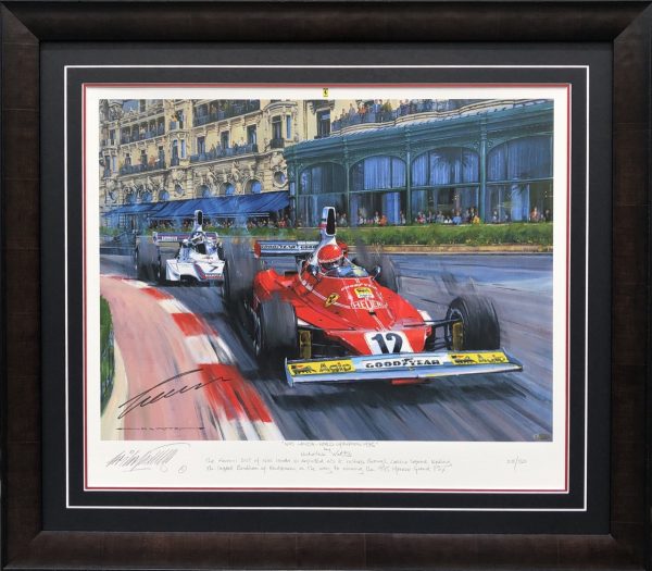 Niki Lauda signed ferrari memorabilia collectibles