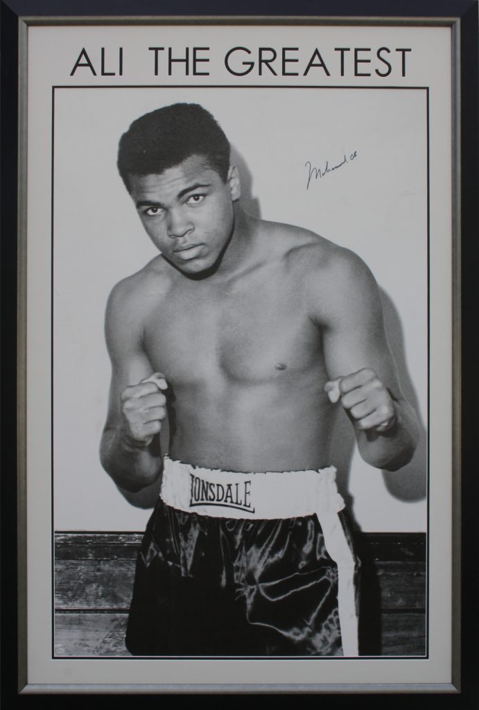 Muhammad Ali Lonsdale Poster - Autographed Collectables