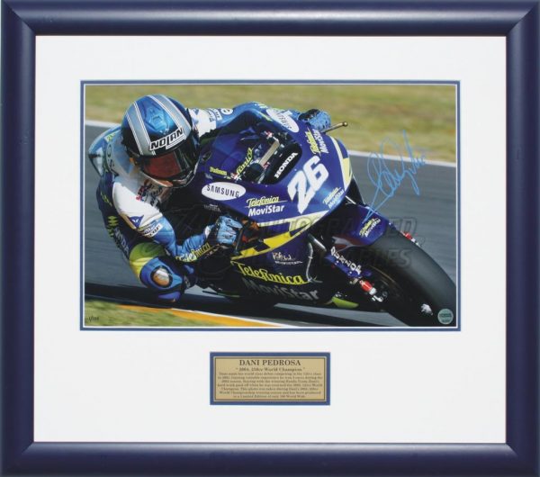 dani pedrosa 2004 world champion 250cc motogp signed memorabilia