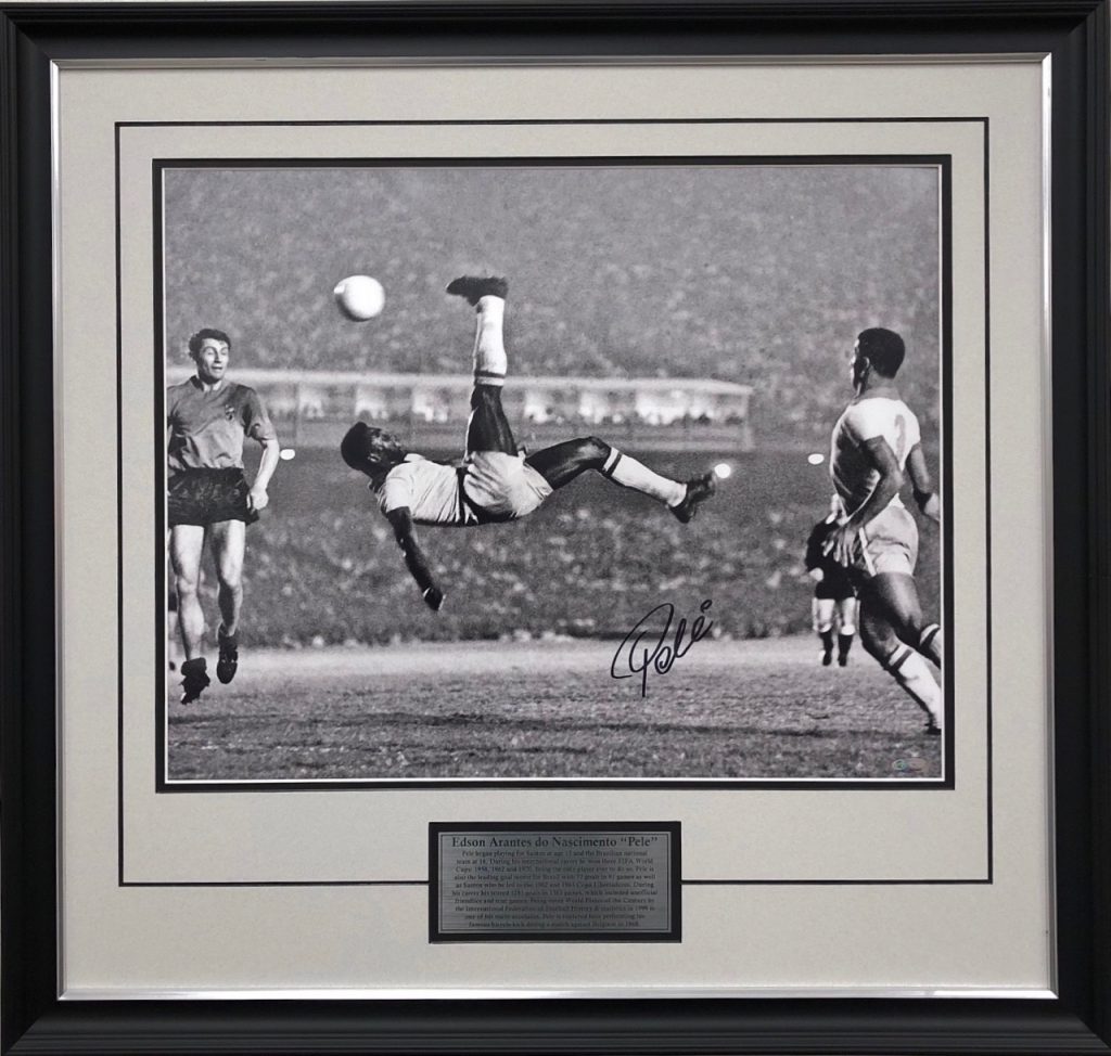 Pele Bicycle Kick - Autographed Collectables