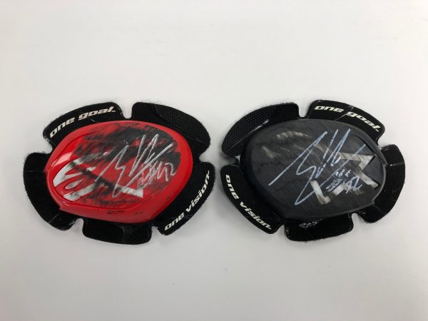 Alex Rins signed suzuki motogp knee sliders used