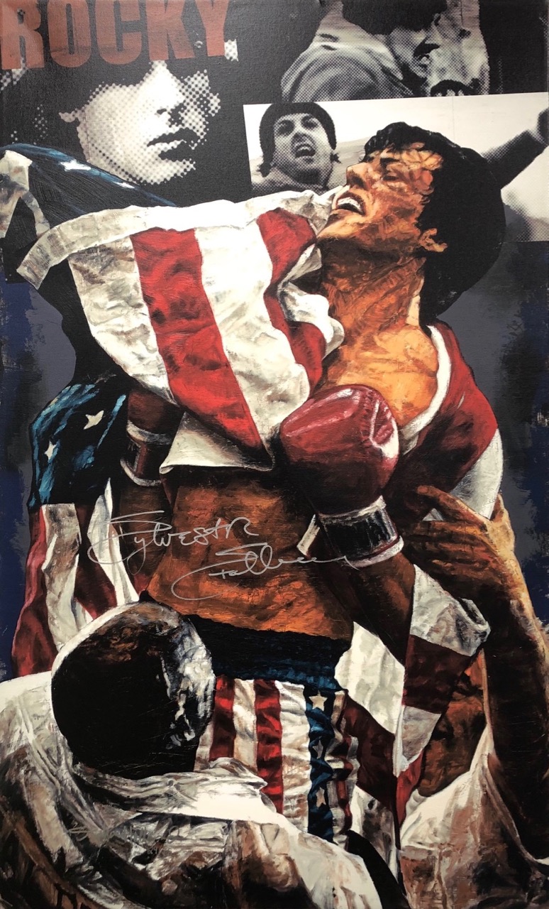 Sylvester Stallone by Stephen Holland - Autographed Collectables
