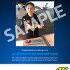 valentino rossi knee slider worn motogp yamaha memorabilia