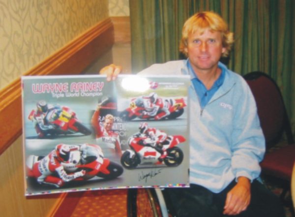 wayne rainey yamaha 500cc triple world champion photo memorabilia