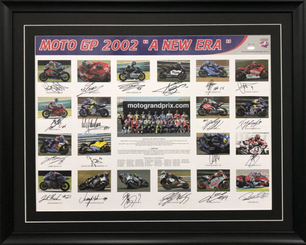 MotoGP Signed Memorabilia 2002 Rossi