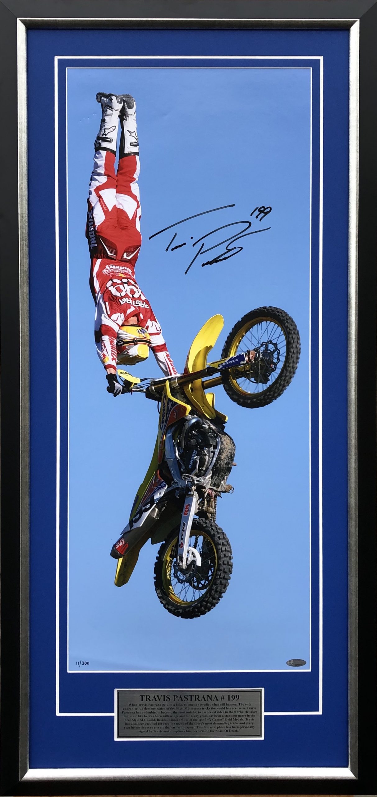 Travis Pastrana Kiss Of Death Autographed Collectables