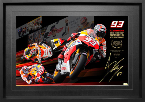 Marc Marquez 2013 Repsol Honda Signed MotoGP Memorabilia