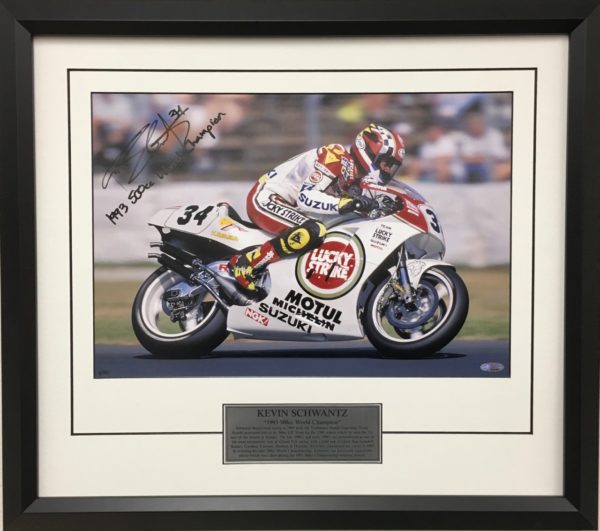 Kevin Schwantz signed motogp 500cc world champion memorabilia