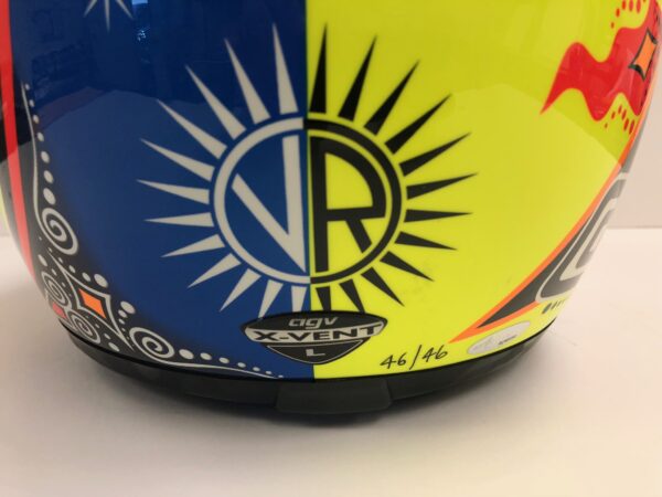 Valentino Rossi Signed AGV Helmet MotoGP Memorabilia collectibles