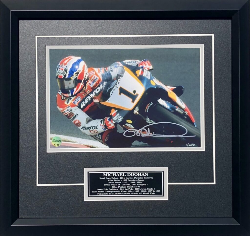 Mick Doohan 1998 Front On - Autographed Collectables