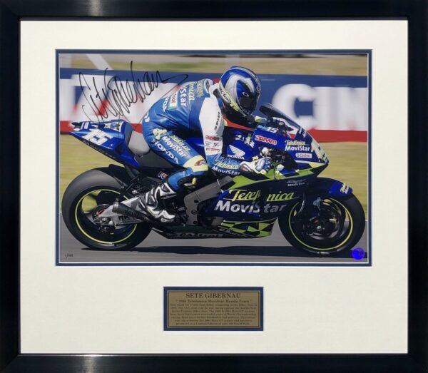 Sete Gibernau 2004 Signed MotoGP Honda Memorabilia