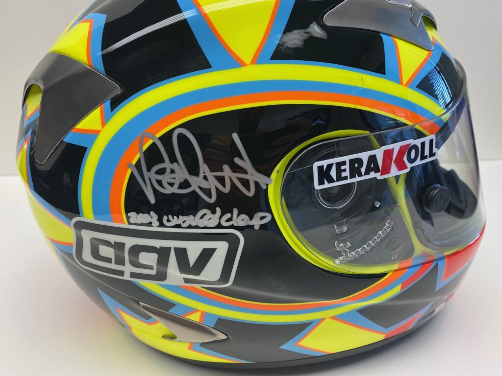 Valentino Rossi 2003 World Champion Helmet #46/46 - Autographed ...