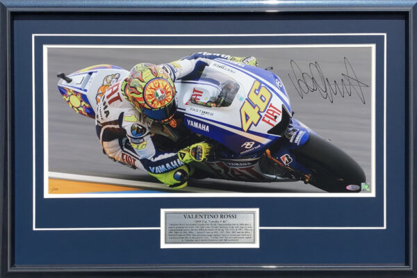 Valentino Rossi Signed MotoGP Yamaha Memorabilia