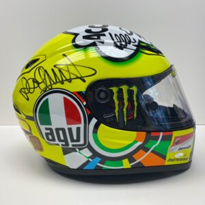 Valentino Rossi Signed 2011 Misano AGV MotoGP helmet