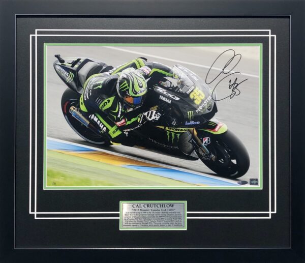 Cal Crutchlow 2012 Monster Yamaha Signed MotoGP Memorabilia