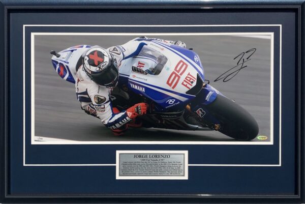 Jorge Lorenzo 2009 Signed MotoGP Yamaha Memorabilia