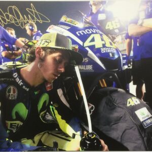 Valentino Rossi Signed Yamaha MotoGP Memorabilia Signed