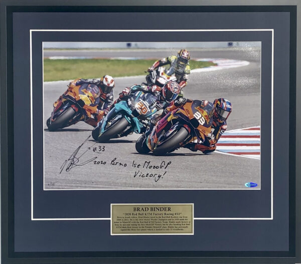 Brad Binder signed KTM MotoGP Memorabilia
