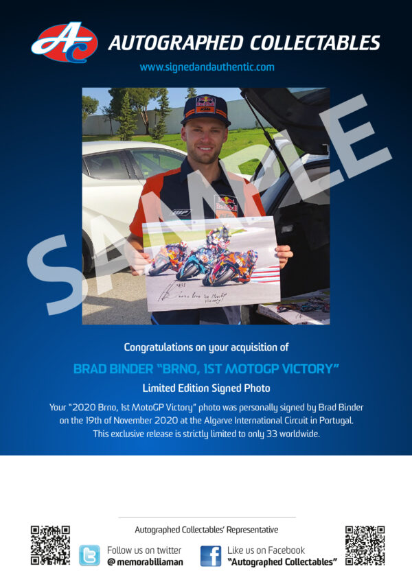 Brad Binder Brno MotoGP Victory KTM RedBull