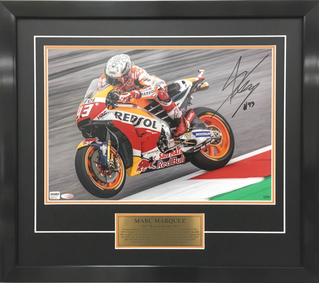 Marc Marquez 2017 Austrian Grand Prix - Autographed Collectables