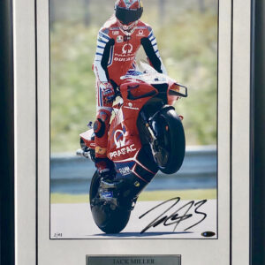 Jack Miller signed Pramac Ducati MotoGP Memorabilia