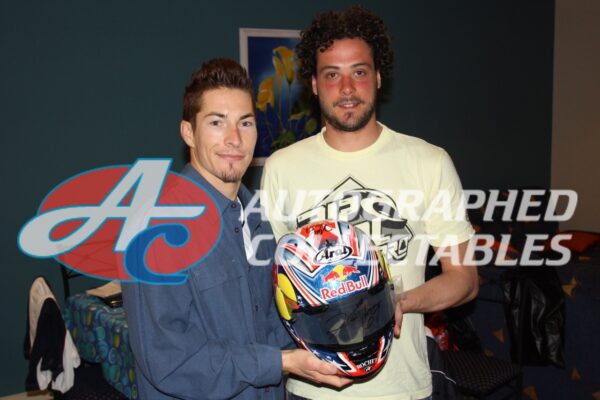 Nicky Hayden worn ARAI MotoGP Memorabilia Repsol Honda