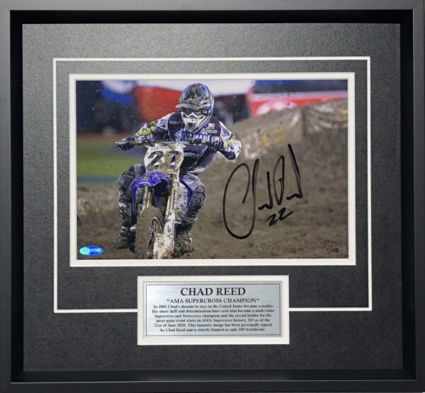 Chad Reed signed AMA Supercross Yamaha memorabilia