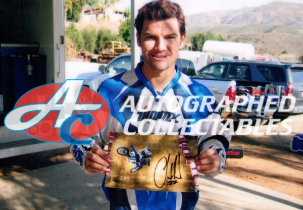 Chad Reed Tail Whip Authenticity yamaha memorabilia signed