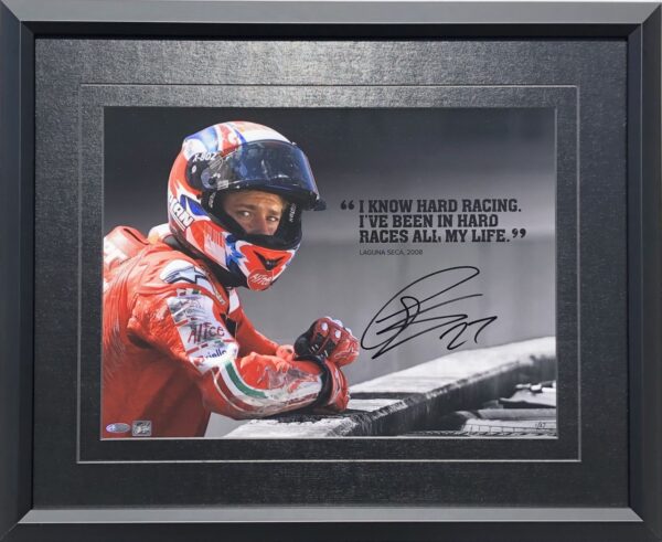 Casey Stoner Ducati Hard Racing signed MotoGP Memorabilia