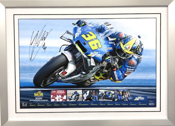 Joan Mir 2020 MotoGP World Champion signed memorabilia