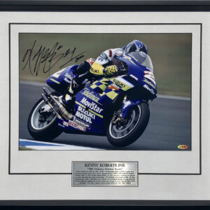 Kenny Roberts Jnr 2000 Suzuki memorabilia signed motogp