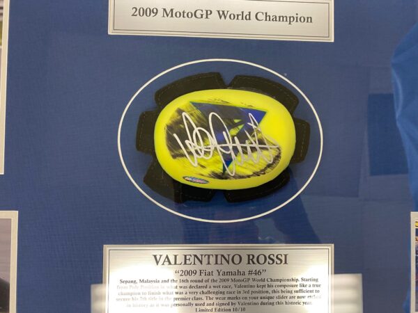 Valentino Rossi signed Yamaha Memorabilia