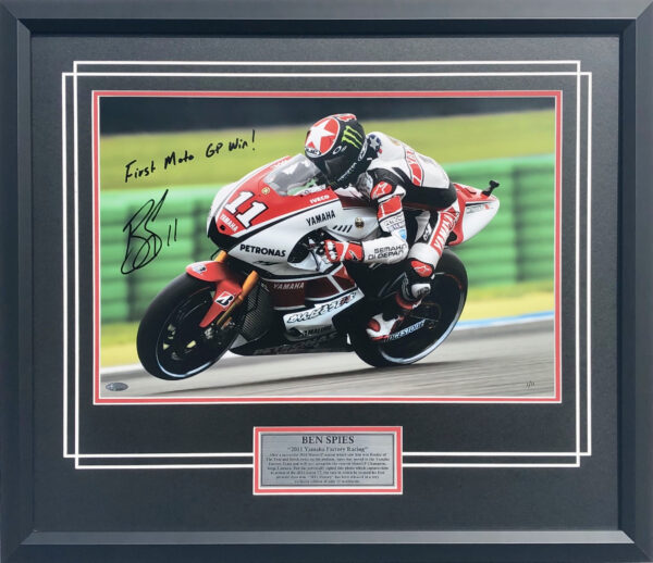 Ben Spies 2011 Assen Victory MotoGP memorabilia