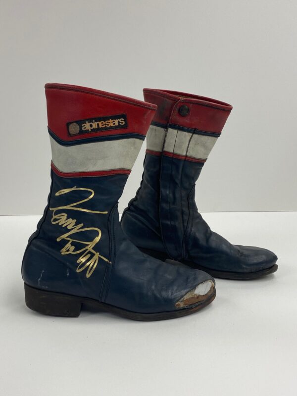 Kenny Roberts Snr 1982 Worn Boots Alpinestars MotoGP Memorabilia