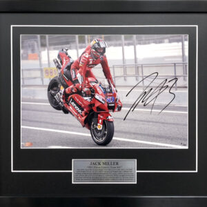 Jack MIller 2021 Ducati MotoGP Memorabilia Signed