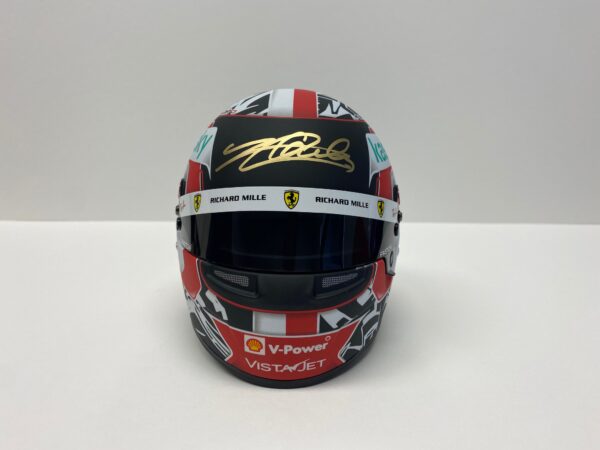 Charles Leclerc 2020 Signed Mini Helmet Ferrari