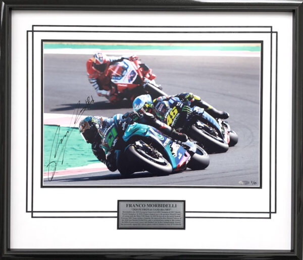 Franco Morbidelli signed MotoGP Yamaha memorabilia