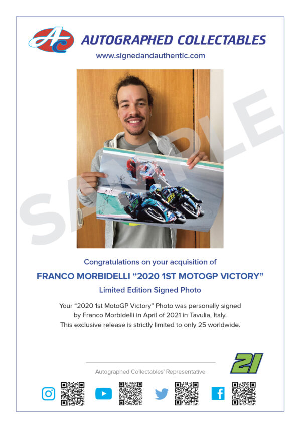 Franco Morbidelli Signed motoGP Memorabilia