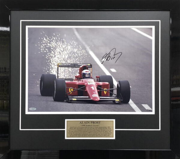Alain Prost Signed F1 Memorabilia Ferrari McLaren