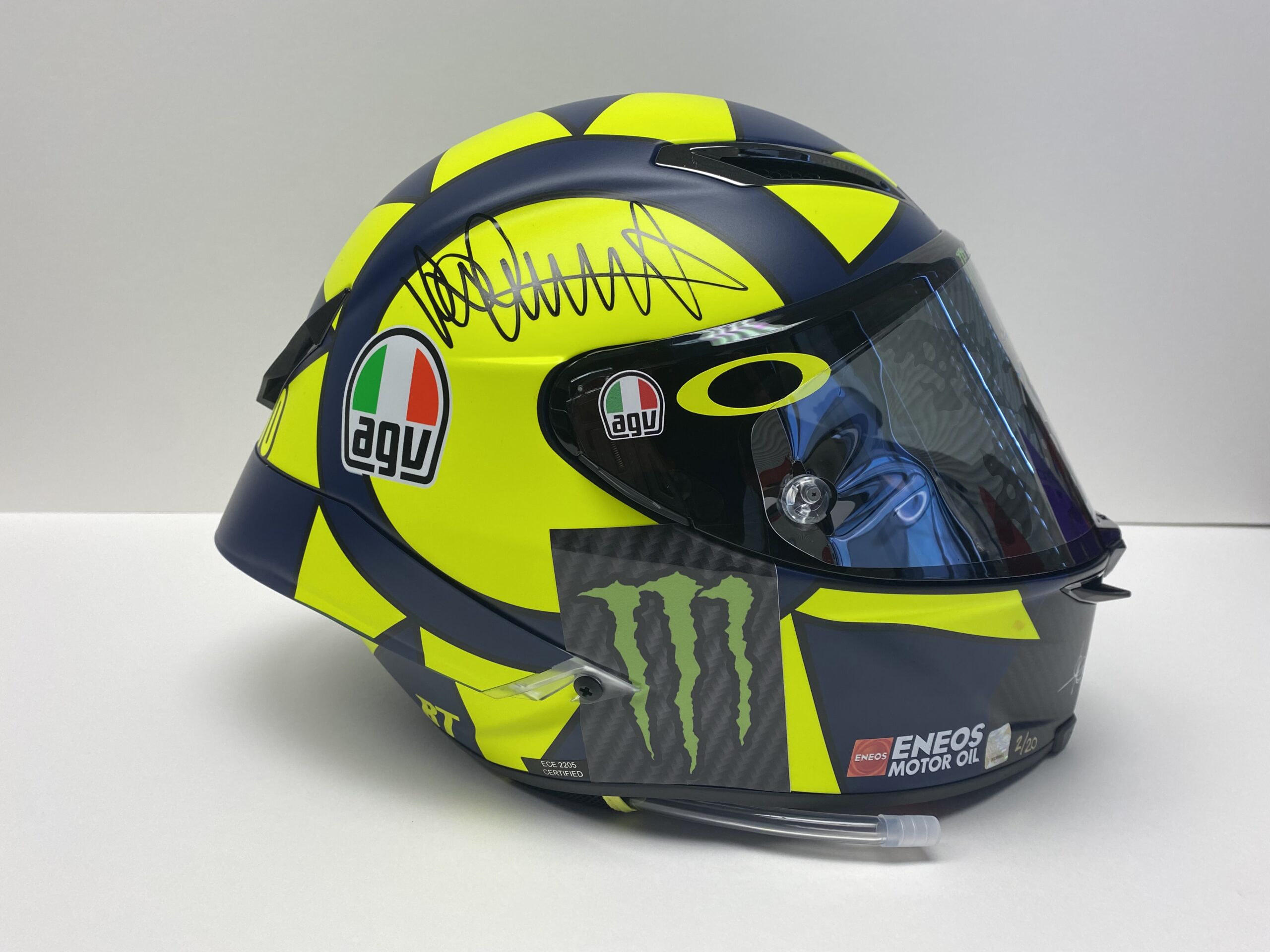 Valentino Rossi 2020 Sole Luna Helmet - Autographed Collectables