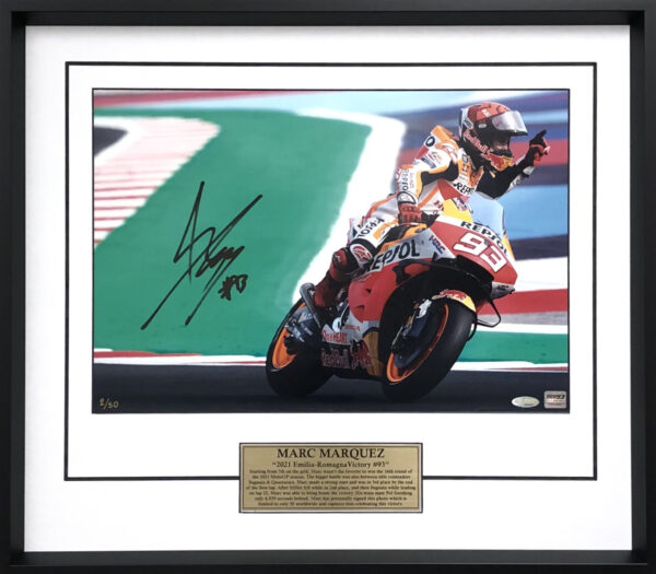 Marc Marquez 2021 San Marino MotoGP Repsol Honda Memorabilia