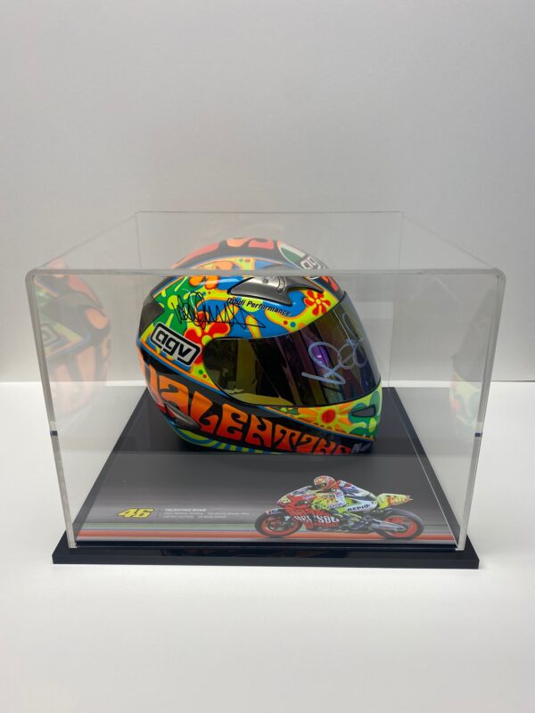 Rossi 2003 Valencia Helmet Signed MotoGP