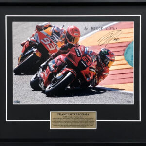 Pecco Bagnaia Ducati MotoGP Victory memorabilia